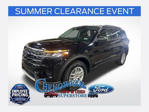 Agate Black Metallic 2026 Ford Explorer Active w/200A Pkg