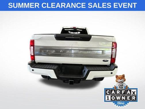 Star White Metallic Tri-Coat 2022 Ford F-350 Platinum