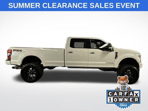 Star White Metallic Tri-Coat 2022 Ford F-350 Platinum