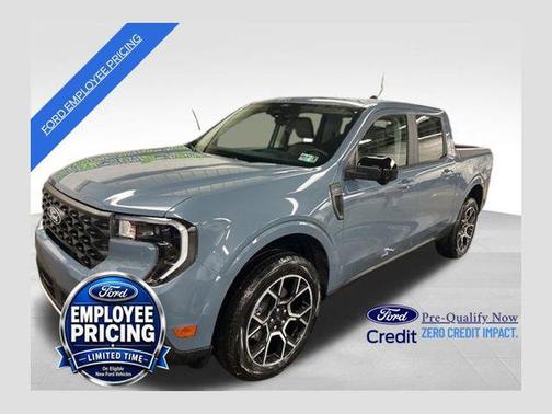 Azure Gray Metallic Tri-Coat 2026 Ford Maverick Lariat Truck