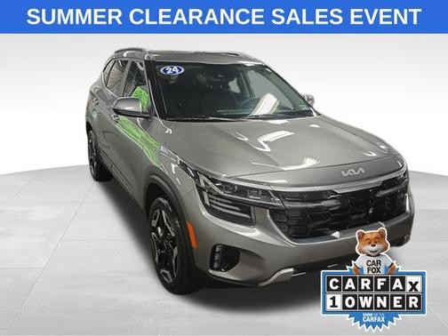Steel Gray 2024 Kia Seltos SX Turbo