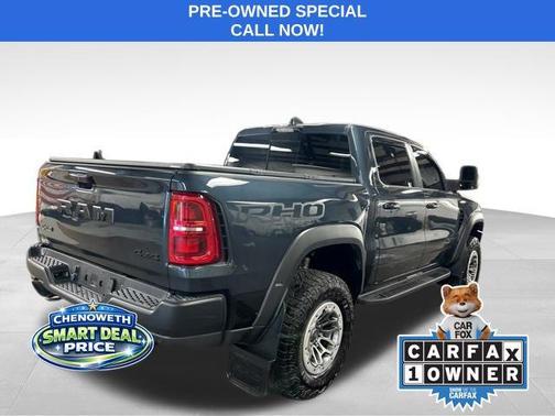 Forged Blue Metallic 2025 RAM 1500 RHO Crew Cab 4x4 5'7' Box