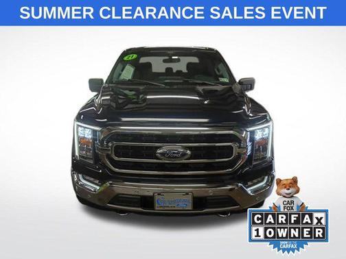Antimatter Blue Metallic 2021 Ford F-150 XLT