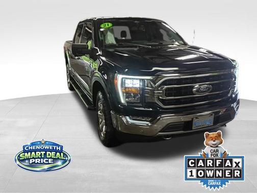 Antimatter Blue Metallic 2021 Ford F-150 XLT