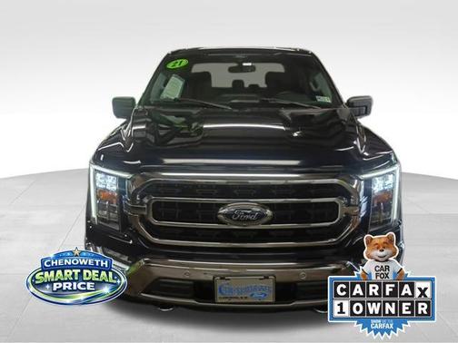 Antimatter Blue Metallic 2021 Ford F-150 XLT