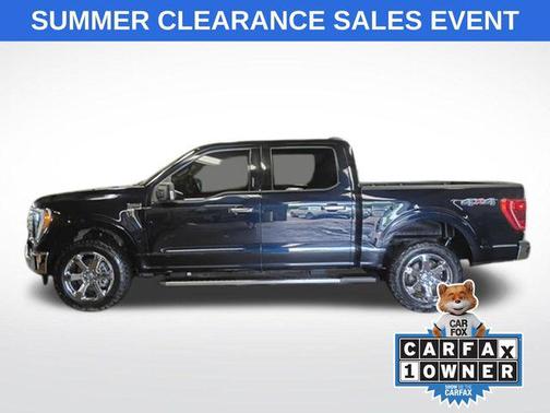 Antimatter Blue Metallic 2021 Ford F-150 XLT