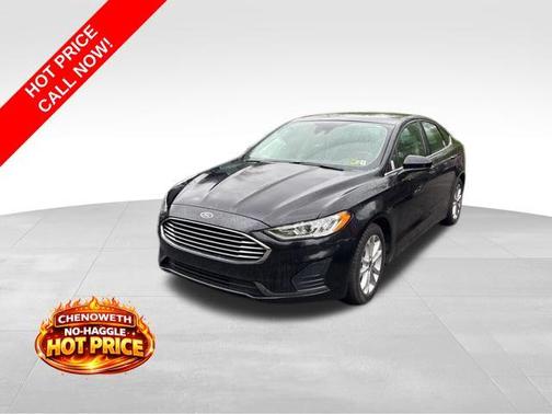 Agate Black Metallic 2020 Ford Fusion Hybrid SE Sedan