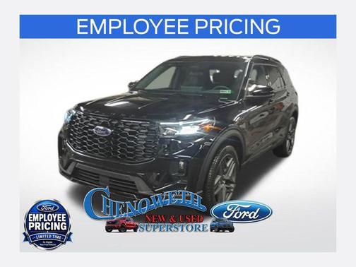 Agate Black Metallic 2026 Ford Explorer ST-Line