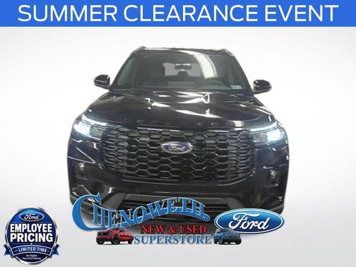 Agate Black Metallic 2026 Ford Explorer ST-Line