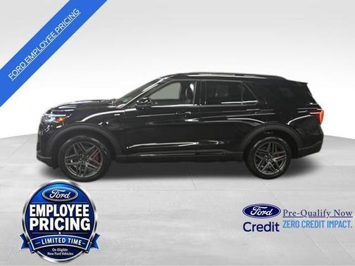 Agate Black Metallic 2026 Ford Explorer ST-Line