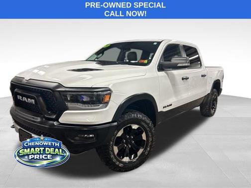 Bright White Clearcoat 2022 RAM 1500 Rebel Truck
