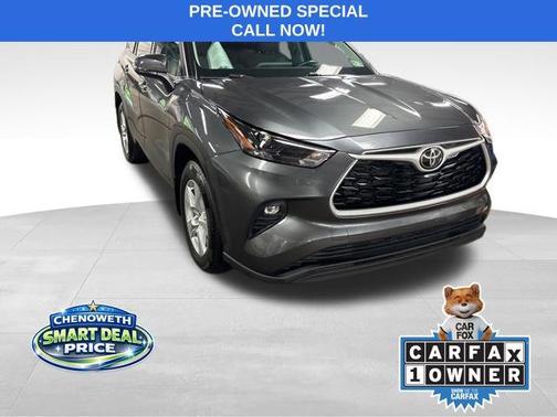 Magnetic Gray Metallic 2022 Toyota Highlander LE