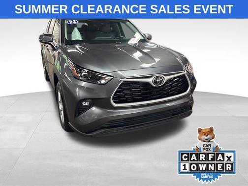 Magnetic Gray Metallic 2022 Toyota Highlander LE