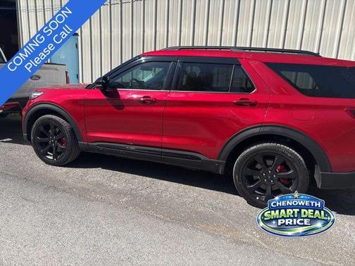 Rapid Red Metallic Tinted Clearcoat 2023 Ford Explorer ST