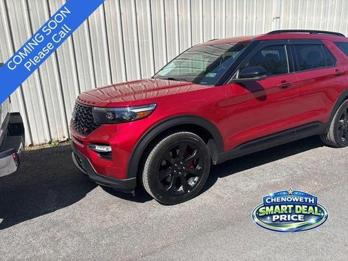 Rapid Red Metallic Tinted Clearcoat 2023 Ford Explorer ST