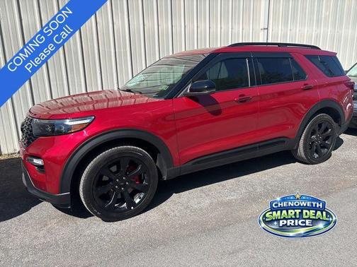 Rapid Red Metallic Tinted Clearcoat 2023 Ford Explorer ST
