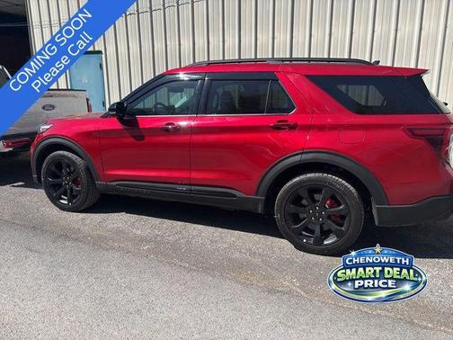 Rapid Red Metallic Tinted Clearcoat 2023 Ford Explorer ST
