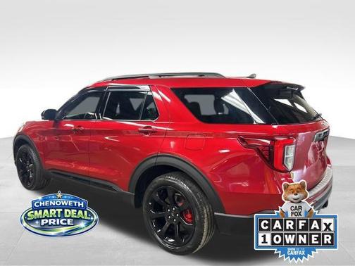 Rapid Red Metallic Tinted Clearcoat 2023 Ford Explorer ST