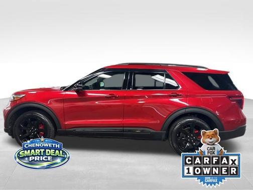 Rapid Red Metallic Tinted Clearcoat 2023 Ford Explorer ST