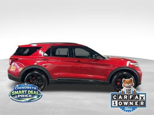 Rapid Red Metallic Tinted Clearcoat 2023 Ford Explorer ST