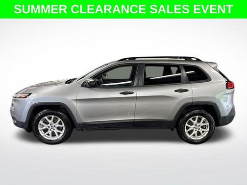 Billet Silver Metallic Clearcoat 2016 Jeep Cherokee Sport