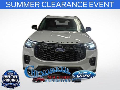 Space White Metallic 2026 Ford Explorer ST-Line