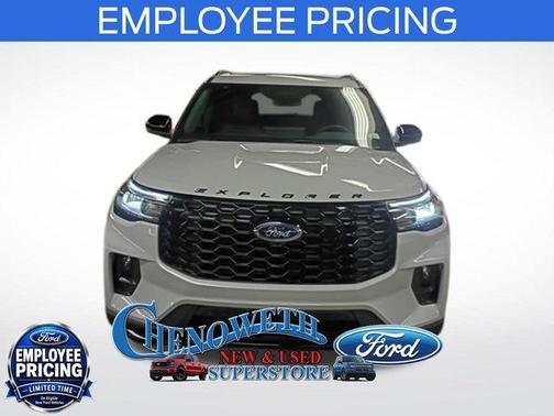 Space White Metallic 2026 Ford Explorer ST-Line