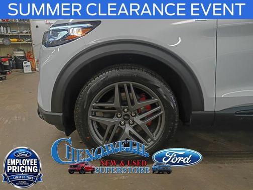 Space White Metallic 2026 Ford Explorer ST-Line