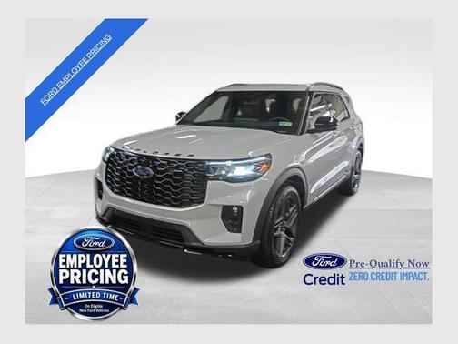 Space White Metallic 2026 Ford Explorer ST-Line