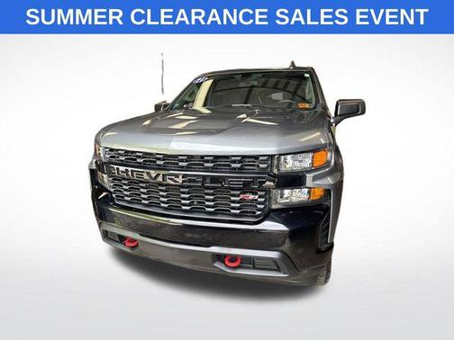 Satin Steel Metallic 2021 Chevrolet Silverado 1500 Custom Trail Boss