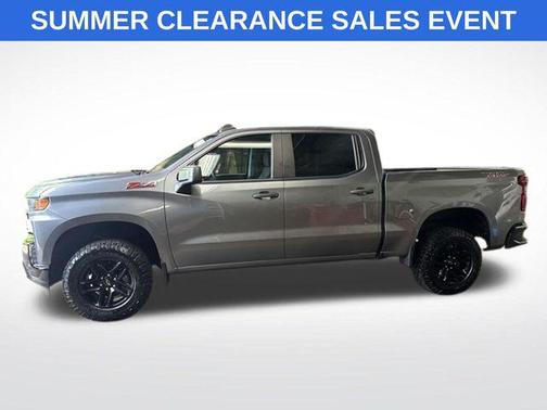 Satin Steel Metallic 2021 Chevrolet Silverado 1500 Custom Trail Boss