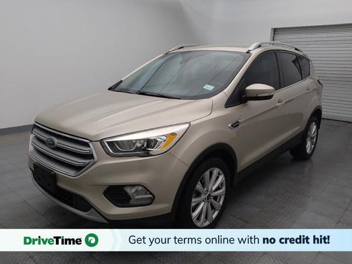 White Gold Metallic 2017 Ford Escape Titanium