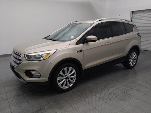 White Gold Metallic 2017 Ford Escape Titanium
