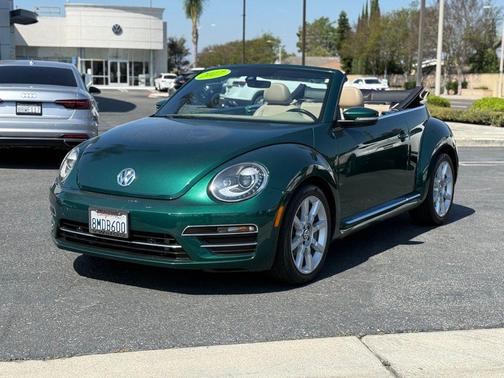 Green Metallic 2017 Volkswagen Beetle 1.8T SEL