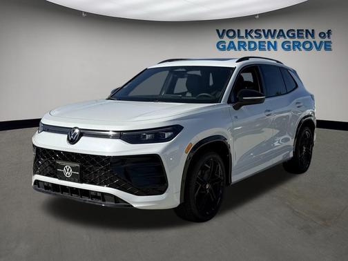 Opal White 2026 Volkswagen Tiguan 2.0T SE R-Line Black