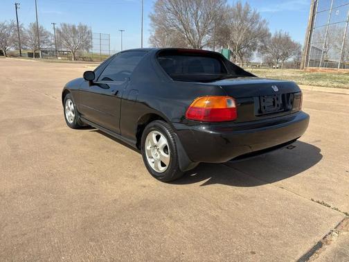 Black 1993 Honda del Sol Si