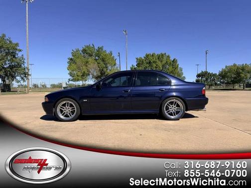 Blue 2001 BMW 540 540iA 4dr Sdn Auto