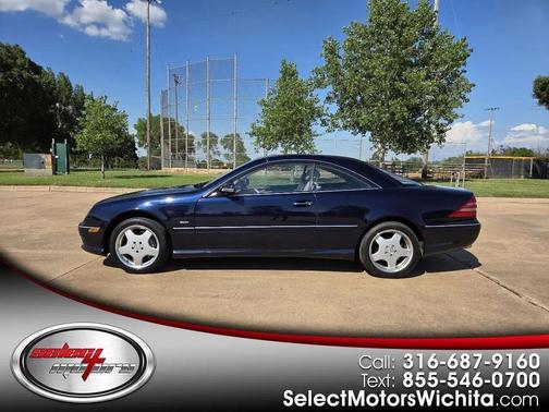 Blue 2002 Mercedes-Benz CL-Class 2dr Cpe 5.0L
