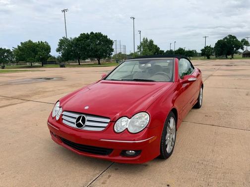 Red 2008 Mercedes-Benz CLK-Class CLK 350