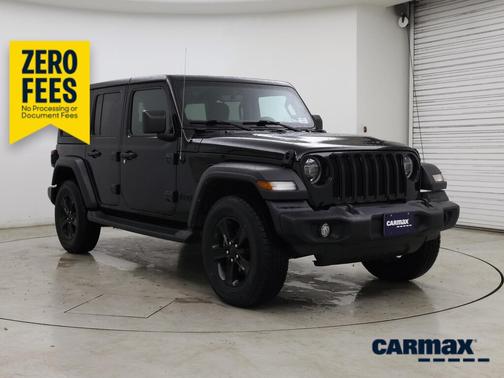 Black 2022 Jeep Wrangler Unlimited Sport Altitude