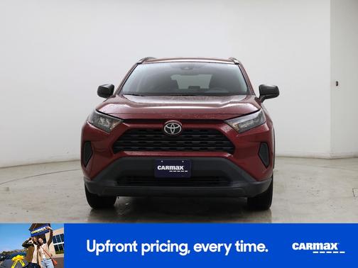 Red 2021 Toyota RAV4 LE