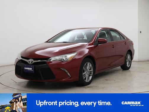 Burgundy 2015 Toyota Camry SE