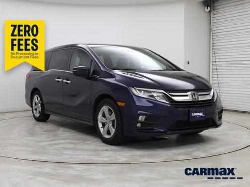 Blue 2018 Honda Odyssey EX-L