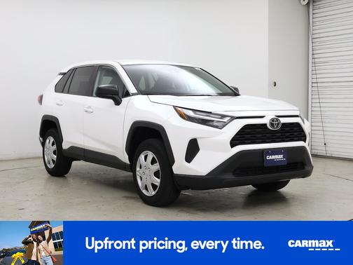 White 2023 Toyota RAV4 LE