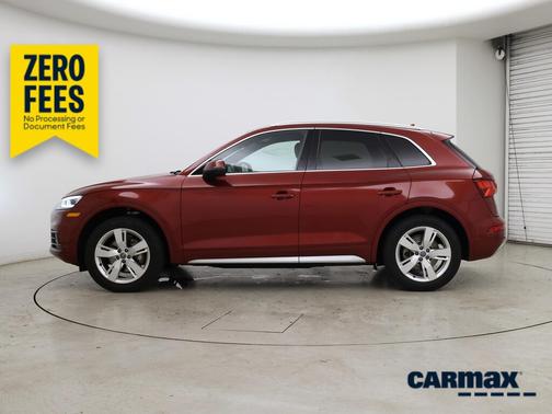 Red 2018 Audi Q5 Premium Plus