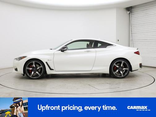 White 2018 INFINITI Q60 Red Sport 400