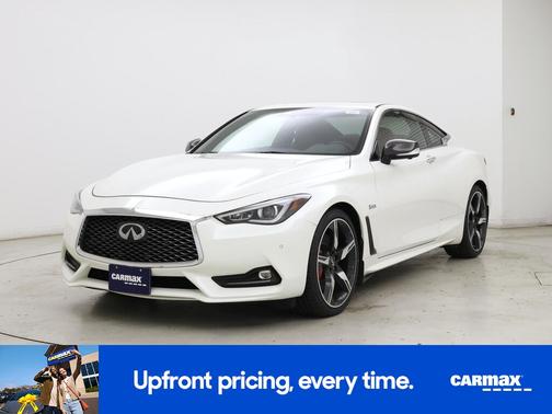 White 2018 INFINITI Q60 Red Sport 400