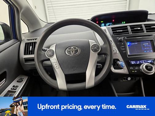 Blue 2014 Toyota Prius v Five