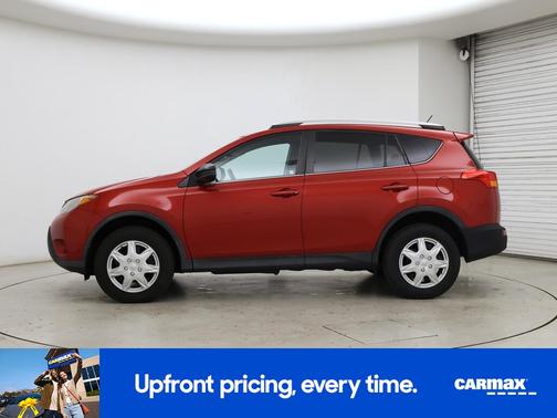 Red 2014 Toyota RAV4 LE