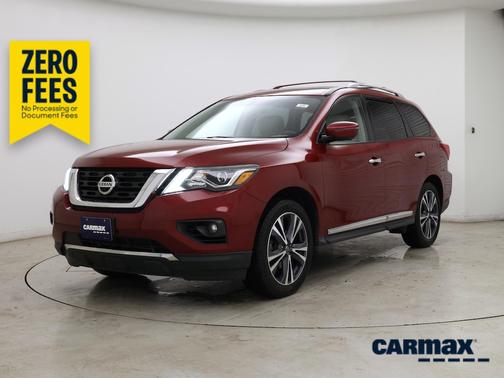 Burgundy 2020 Nissan Pathfinder Platinum